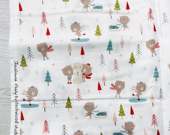 2m Piece Dashwood Christmas Party Party Mice Ecru -