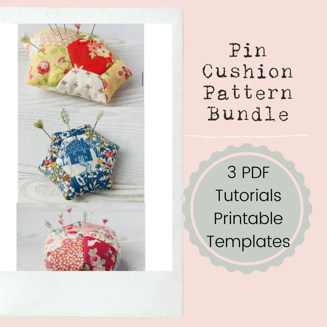 Pdf Pin Cushion Sewing Pattern Bundle Etsy Uk