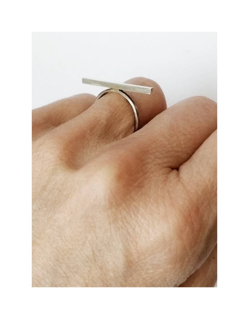 Ring available in all sizes Minimalist Sleek Silver Ring Stackable Fine Silver Ring Barr Silver Ring