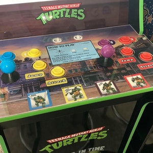 TNMT Arcade1up 4 player to 2player conversion panel