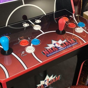 NBA Jam Arcade1up 4 player to 2player conversion panel