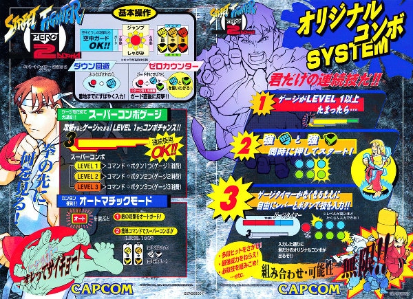 Street Fighter Alpha 2 CPO (control Panel Overlay) Print