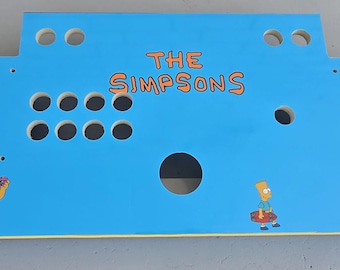 4 Player Arcade 1Up Replacement Panel Simpsons Cab *As Is