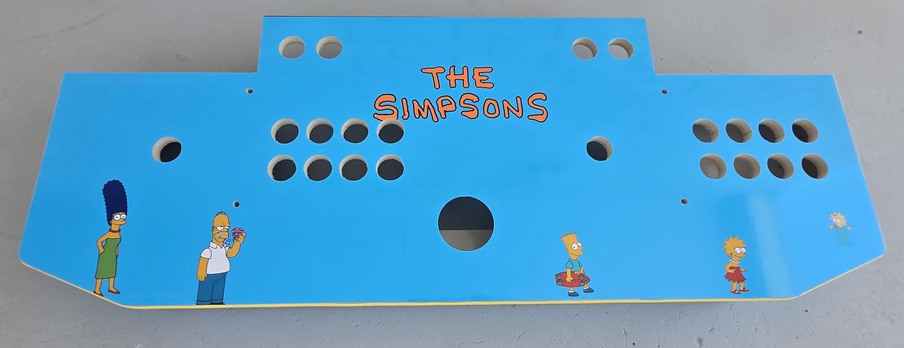 4 Player Arcade 1up Replacement Panel Simpsons Cab *as Is - Etsy
