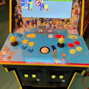 Simpsons Arcade1up 4 player to 2player conversion panel only