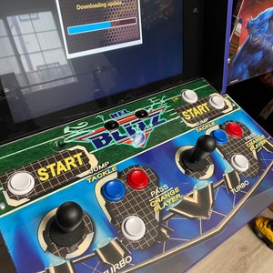 NFL Blitz Arcade1up 4 player to 2player conversion panel only
