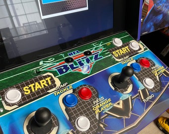 NFL Blitz Arcade1up 4 player to 2player conversion panel only