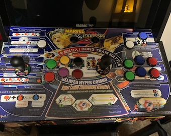 2 Player Arcade1up Replacement Deck for Mvc2, SF style cab + Decals