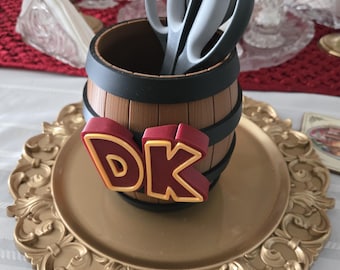 3D Printed DK Barrel Donkey Kong Barrel/Retro Game