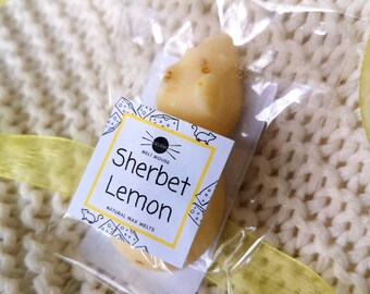 Sherbet Lemon Melt Mice - 100% Soy Wax Melts - Natural, Hand-Poured, Clean Home Fragrance