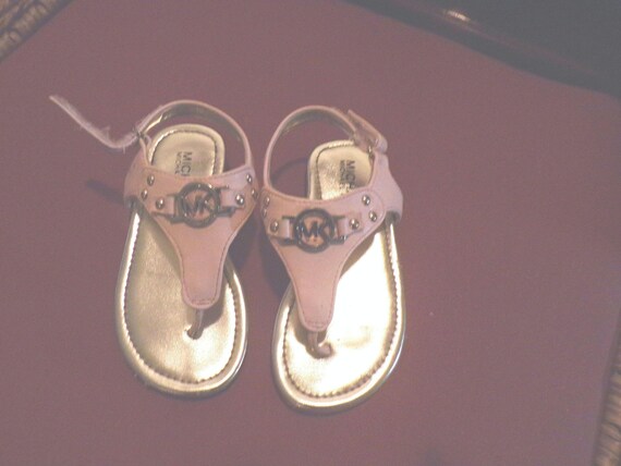 Mchael Kors Little Girls Kids Children's Sandals Size 7