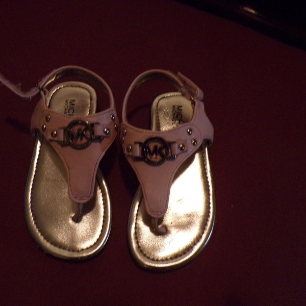 Mchael Kors Little Girls Kids Children's Sandals Size 7