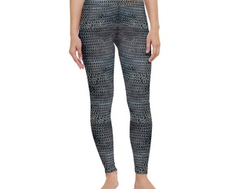 Chainmail Cloth Design Yoga Leggings
