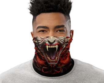 Screamin' Demon Dragon Oni Neck Gaiter