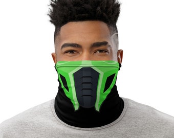 Green Ninja Neck Gaiter: Videospiel-Bandana