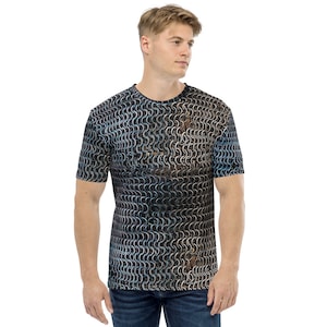 Knight Chainmail Armor All Over Print Men&#39;s T-shirt