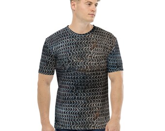 Knight Chainmail Armor All Over Print Men's T-shirt