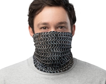 Chainmail Armor Face Mask - Neck Gaiter