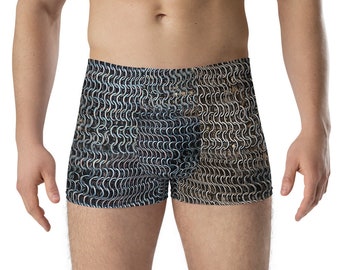 Chainmail Armor Cloth Boxer Briefs | 3D Realistic