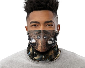 Steampunk Face Mask | Steampunk Gaiter | Realistic 3D Design