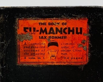 Vintage Book Fu Manchu First Edition 1929