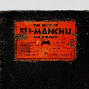 Vintage Book Fu Manchu First Edition 1929