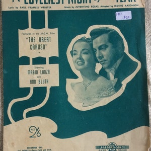 VINTAGE Australian Song Sheets - 9 to Choose From - SOLD INDIVIDUALLY