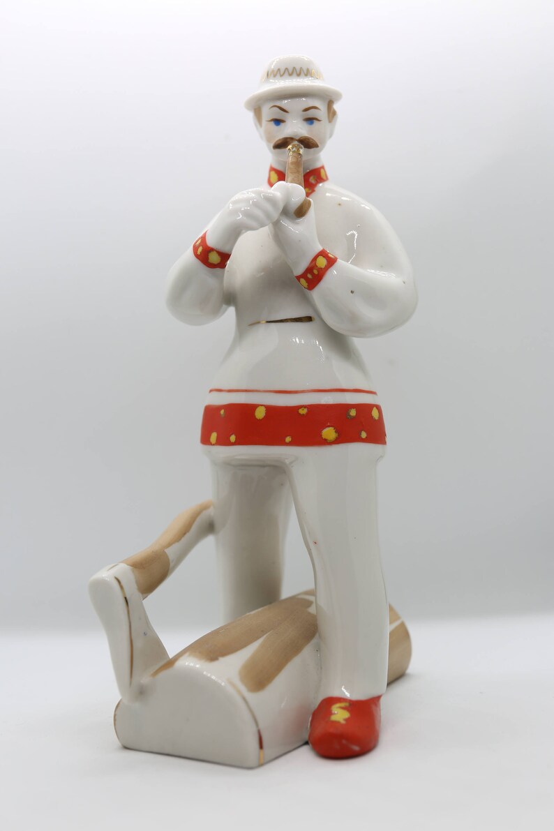 USSR Porcelain 1960/'s Woodcutter Pollonoyne Factory