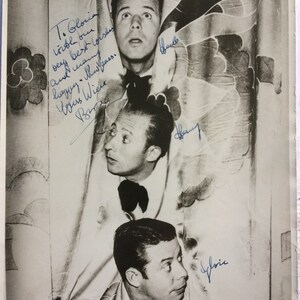 Wiere Brothers 1950&#39;s Vintage Autographed PHOTOGRAPH 10&quot; X 8&quot; Rare - a ONE OFF!