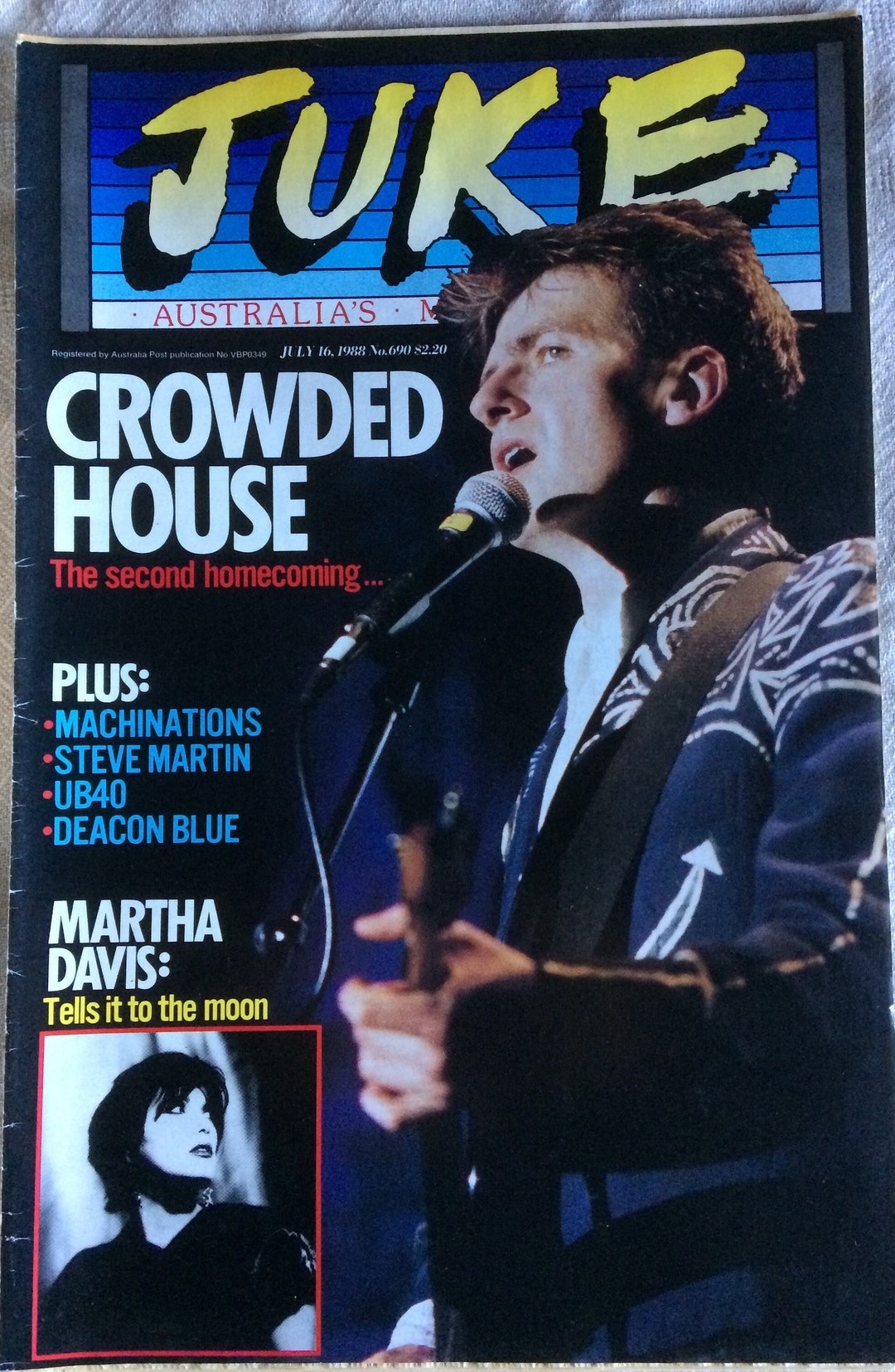 JUKE Music Magazine Australian 1980's EX Cond - Etsy