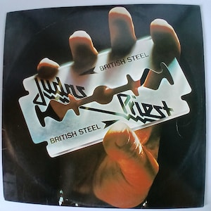 JUDAS PREIST British Steel - 1980 Vinyl Album LP vg+