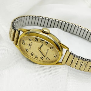 Vintage Dugena Ladies Watch 1980s Wind-Up Working