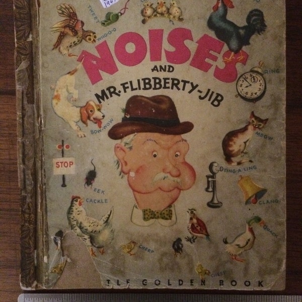 Kinderboek - GELUIDEN en Mr. Flibberty-Jib - Australische editie 1947