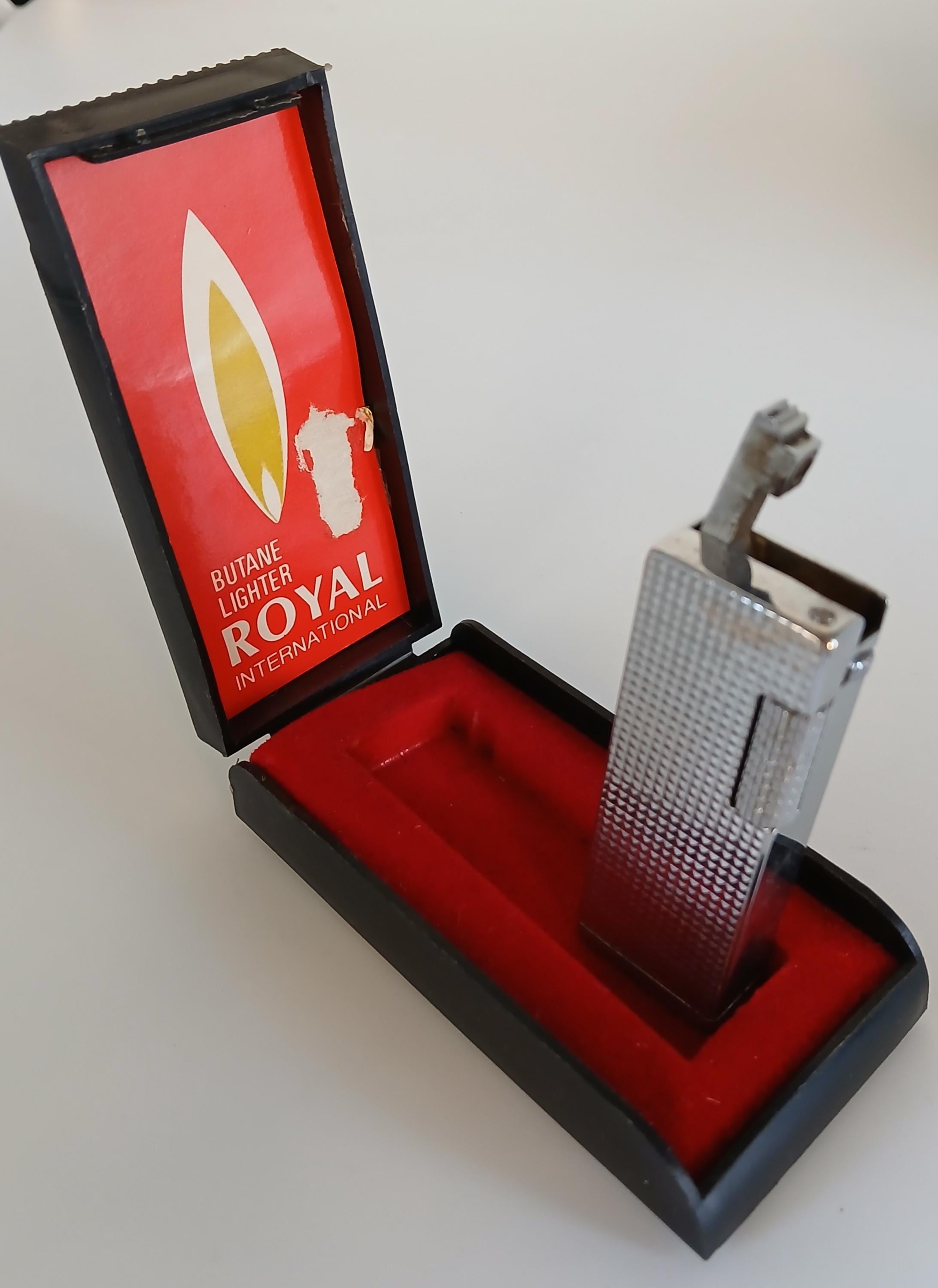 Vintage Royal International Butane Lighter 1980