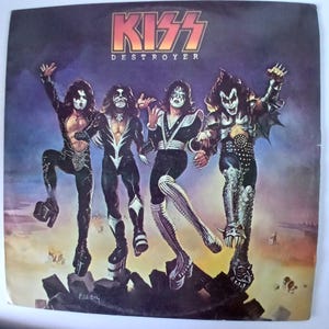 Vintage 1976 Kiss Destroyer LP Record Album Vinyl No Barcode