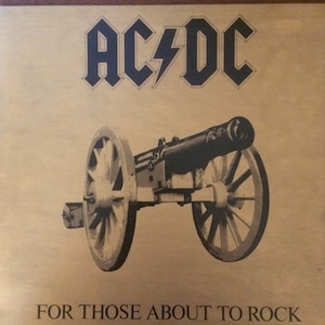 AC/DC - For Those About to Rock - 1981 Australian Issue 12" Vinyl LP in Near Mint Condition!