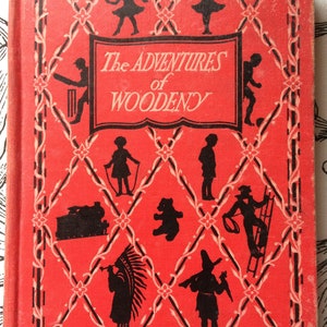 Vintage Hardback Book - The ADVENTURES of WOODENY 1923 1st edition