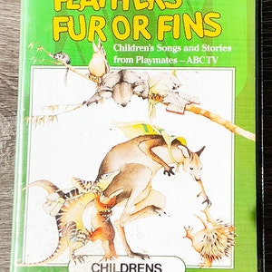 Vintage CLAMSHELL VHS - Feathers Fur or Fins - Children&#39;s - 1985