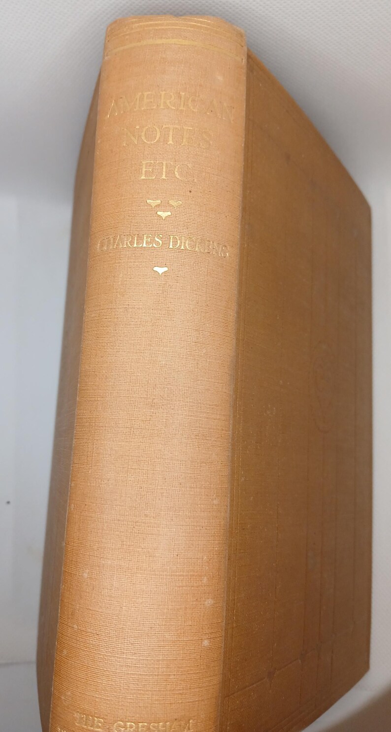 American Notes by Charles Dickens – 1912 Illustrated Hardback - Etsy