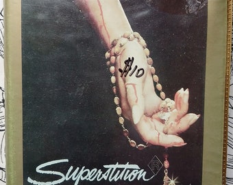 Vintage Clamshell VHS 'SUPERSTITION' 1990's Horror Video Classics Gold Pal