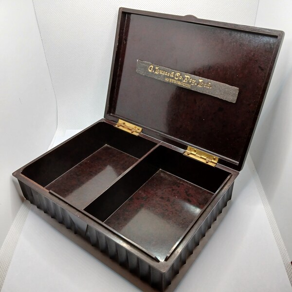 Vintage Art Deco Bakelite Box, Memory box, Jewelry box, Cigar Box