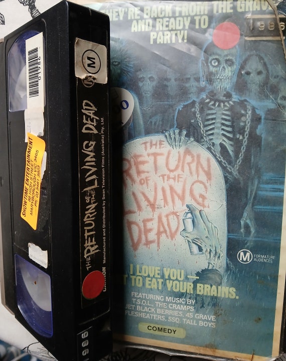Vintage Big Box Vhs 'RETURN of the LIVING DEAD' 1986 Horror