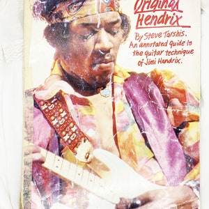 VINTAGE Jimi HENDRIX &quot;Original Hendrix&quot; Australian Song Sheet 1982