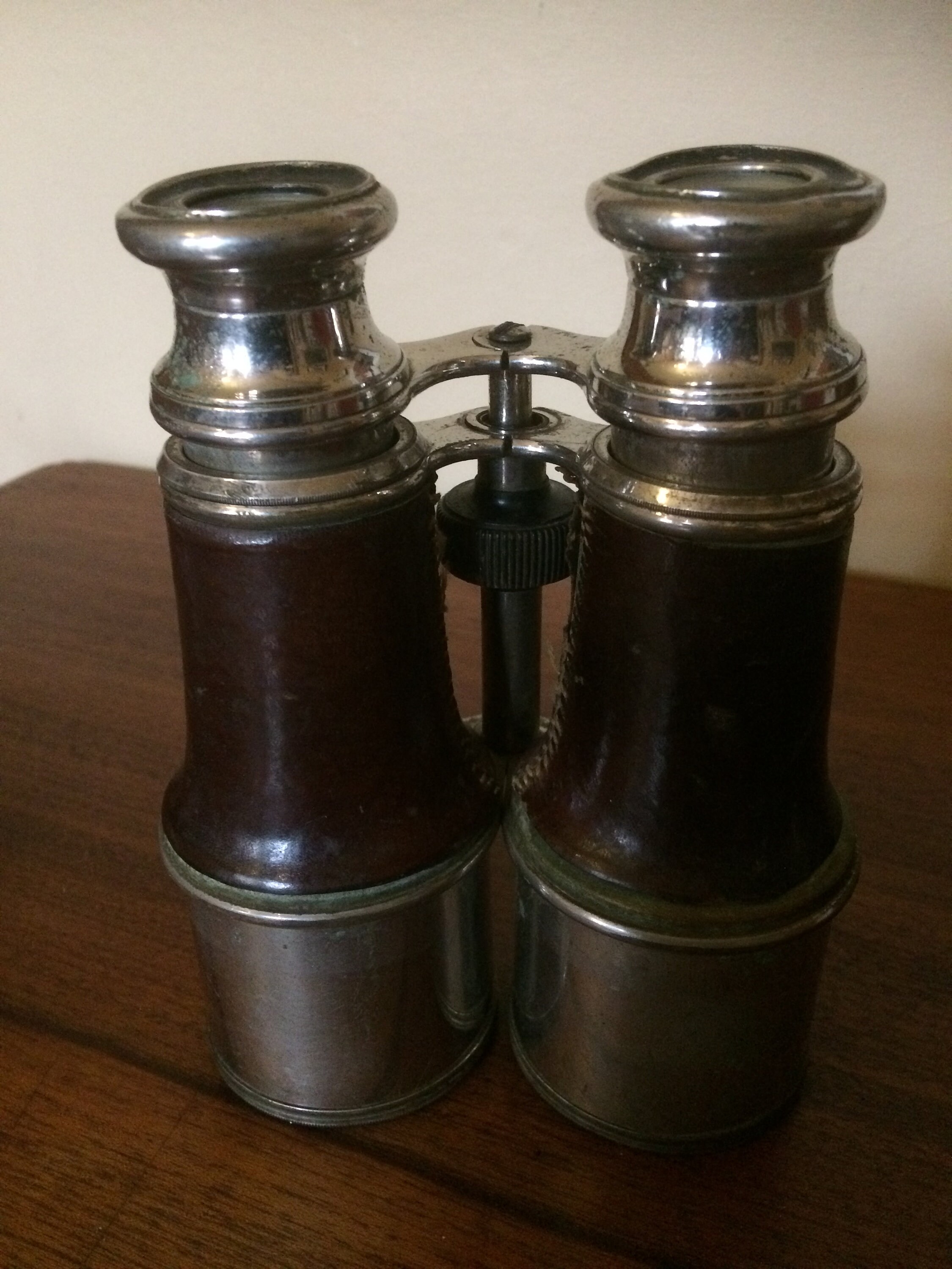 ANTIQUE British Military Cased BINOCULARS WW1 Era by Dollond