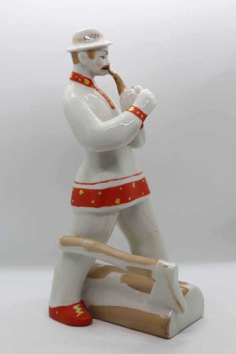 USSR Porcelain 1960/'s Woodcutter Pollonoyne Factory