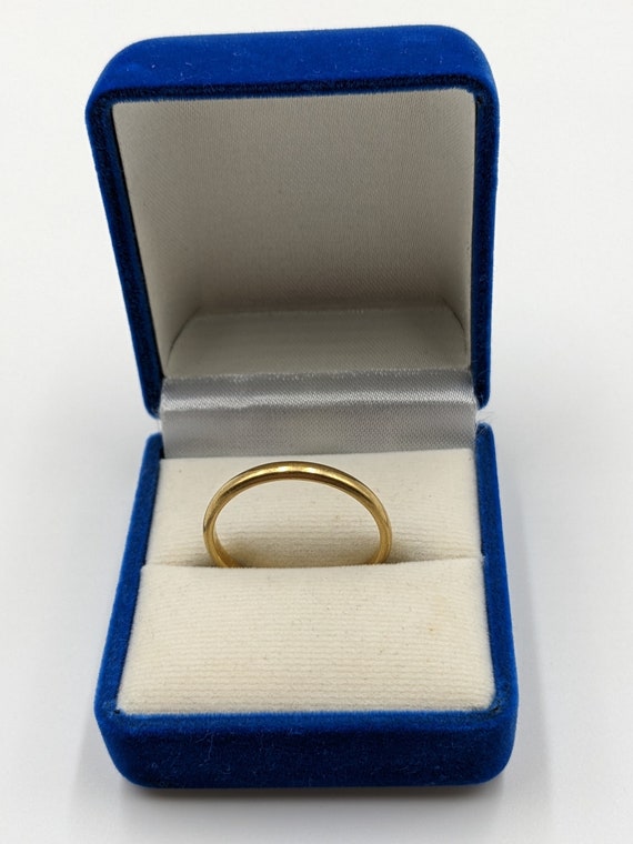 Antique Heavy 18ct Solid Yellow Gold PLAIN Wedding