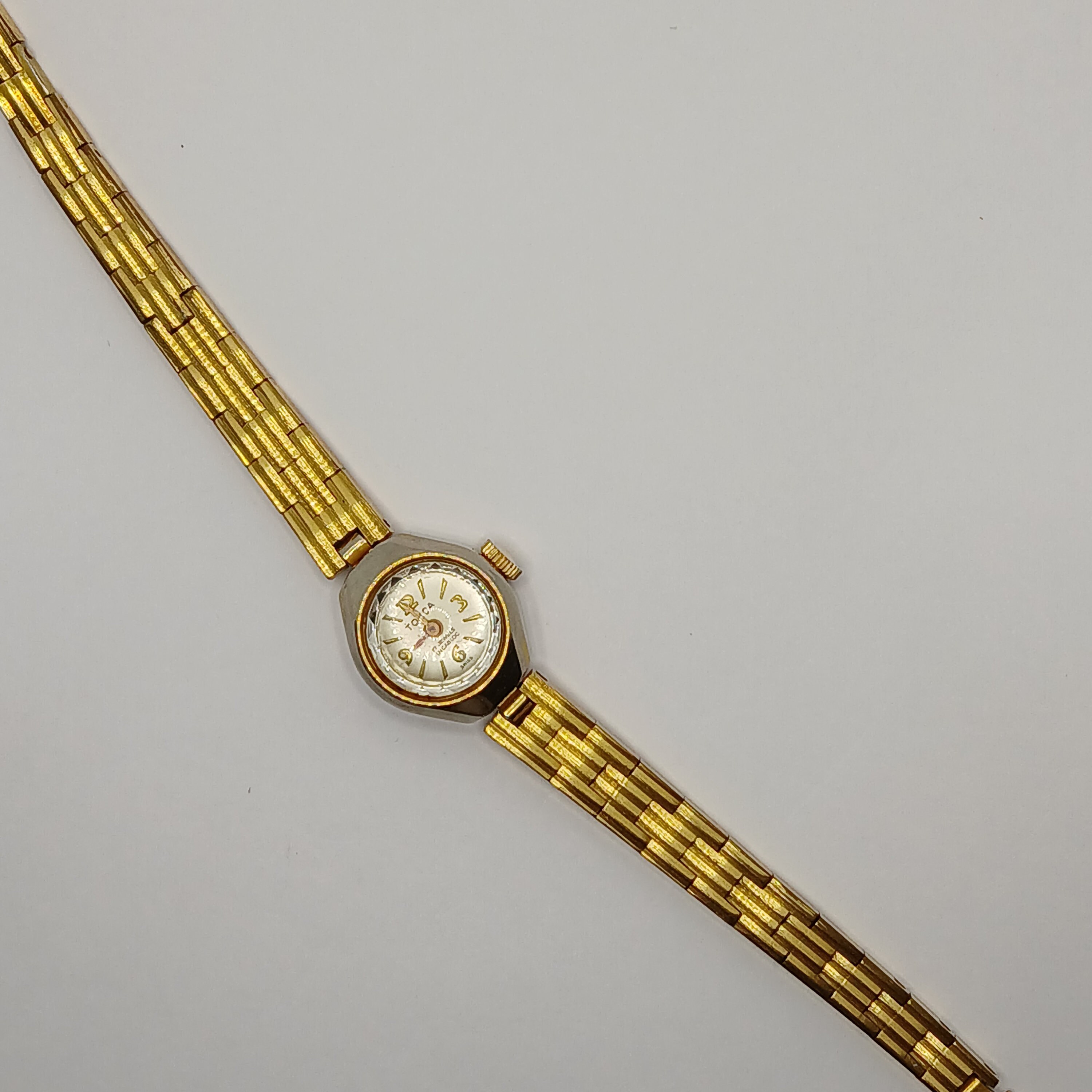 Vintage TOSCA Ladies Windup Cocktail Watch 1960'S Swiss Made 17