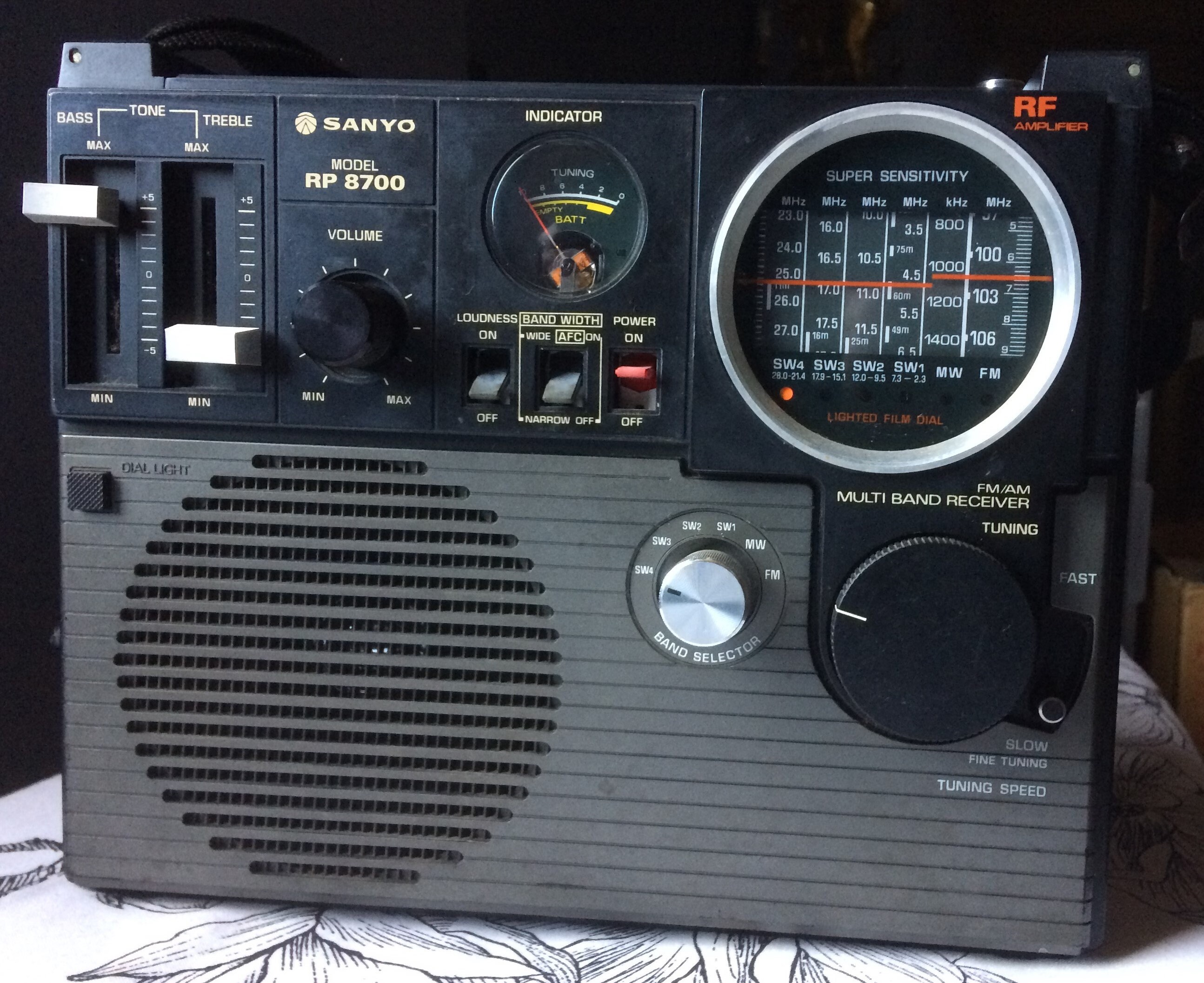 美品！　BCLラジオ　SANYO　RP-7600 Vintage SANYO All-transistor Radio - Japan-made 1975 - Etsy