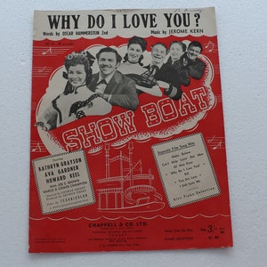 VINTAGE U.S. Song-sheets 1940&#39;s & 50&#39;s (x3)
