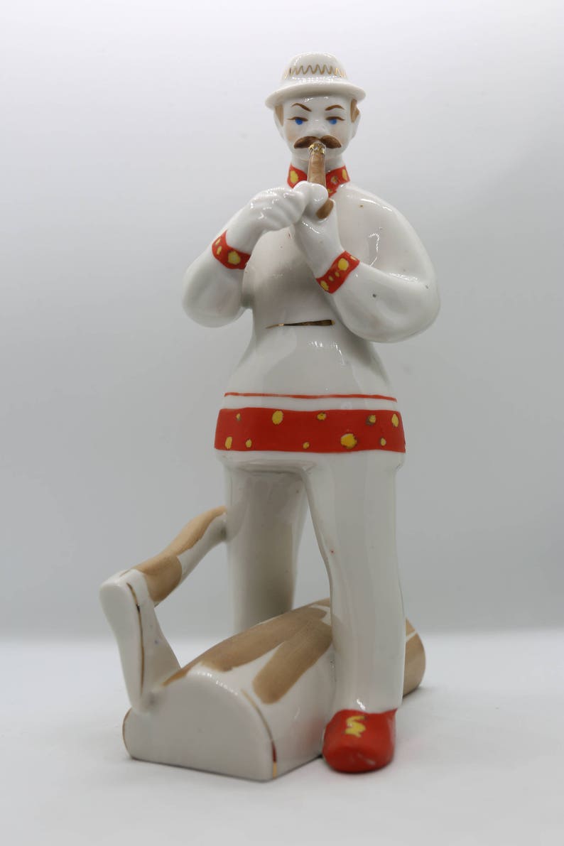 USSR Porcelain 1960/'s Woodcutter Pollonoyne Factory